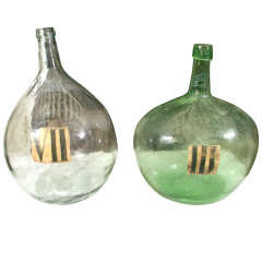 Pair Of Glass Bottles